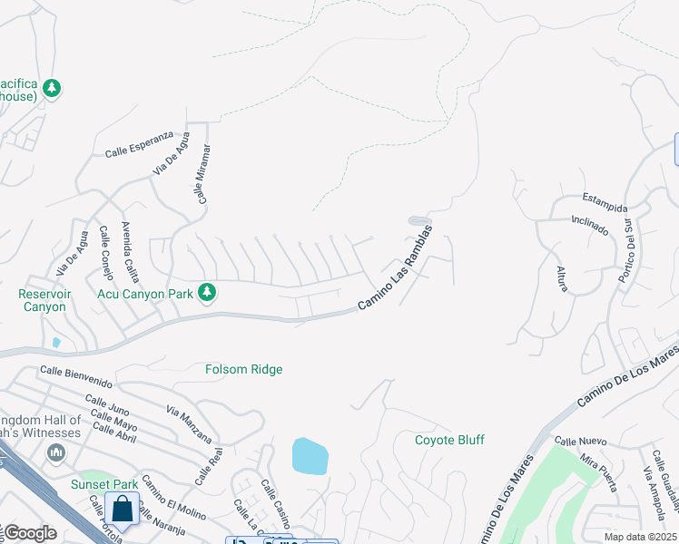 map of restaurants, bars, coffee shops, grocery stores, and more near 33821 Brandon Lane in San Juan Capistrano