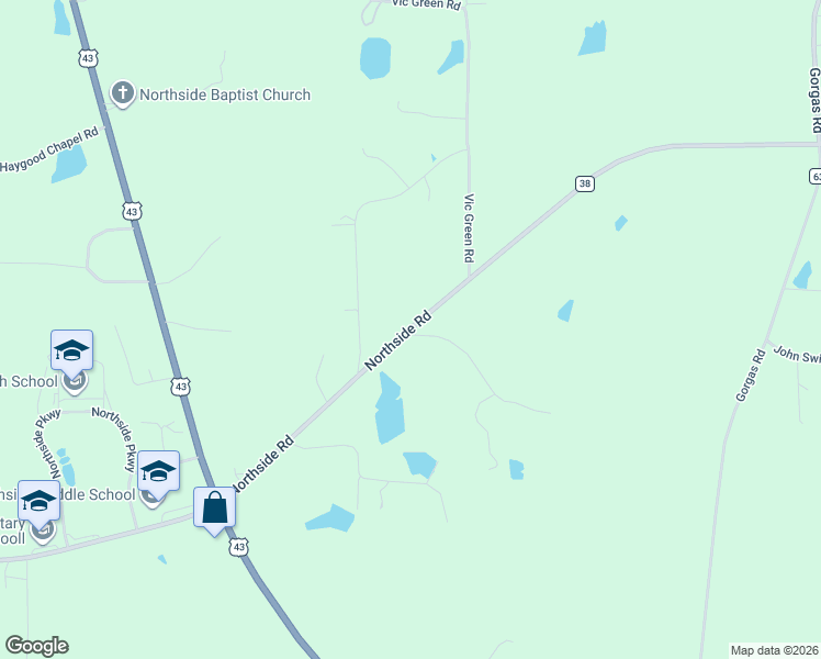 map of restaurants, bars, coffee shops, grocery stores, and more near 12701 Northside Road in Northport