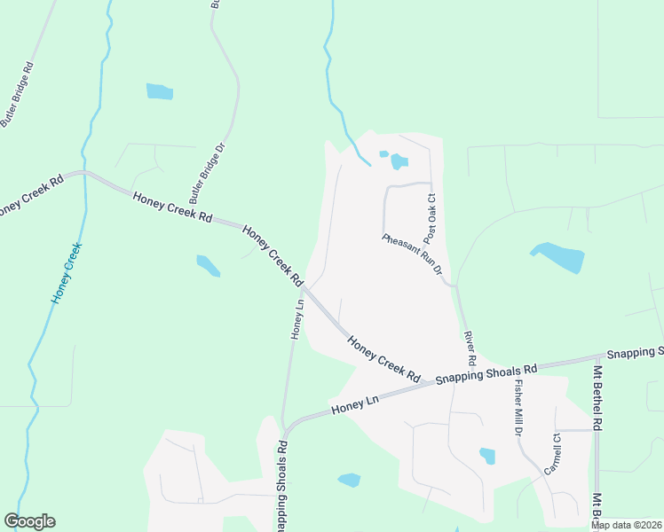 map of restaurants, bars, coffee shops, grocery stores, and more near 101 Honey Lane in McDonough
