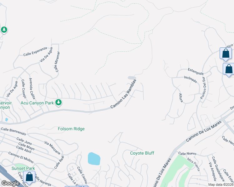 map of restaurants, bars, coffee shops, grocery stores, and more near 27672 Dungarvin Lane in San Juan Capistrano