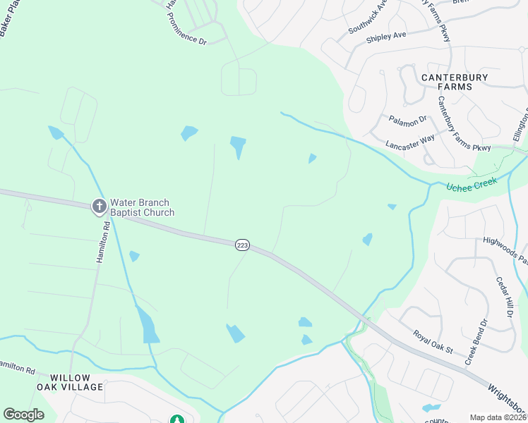 map of restaurants, bars, coffee shops, grocery stores, and more near 13 Dyches Road in Grovetown