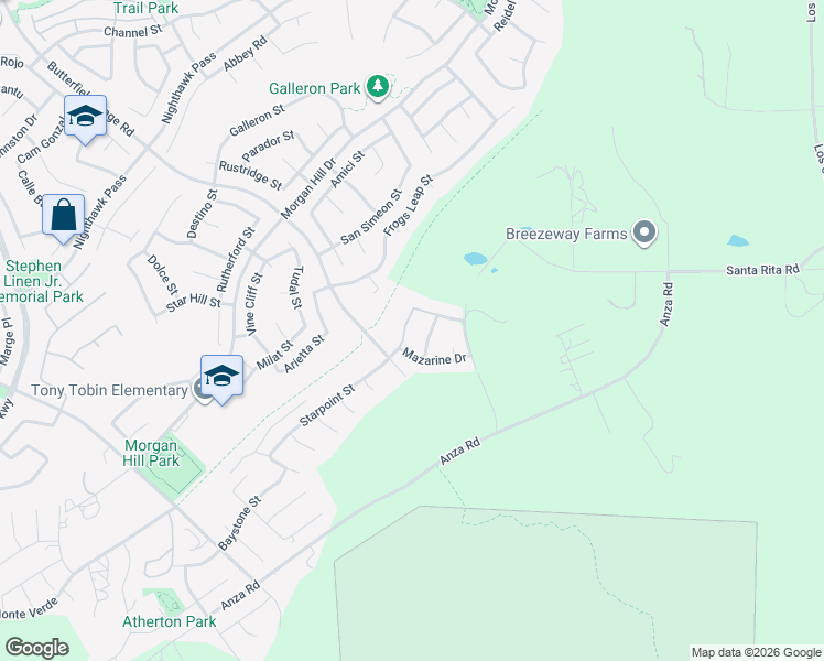 map of restaurants, bars, coffee shops, grocery stores, and more near 45097 Morgan Heights Road in Temecula