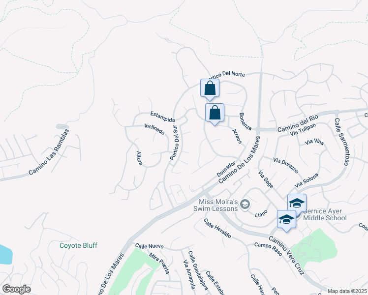 map of restaurants, bars, coffee shops, grocery stores, and more near 1352 Felipe in San Clemente