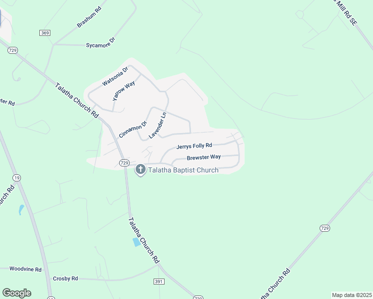 map of restaurants, bars, coffee shops, grocery stores, and more near 392 Jerrys Folly Road in Aiken