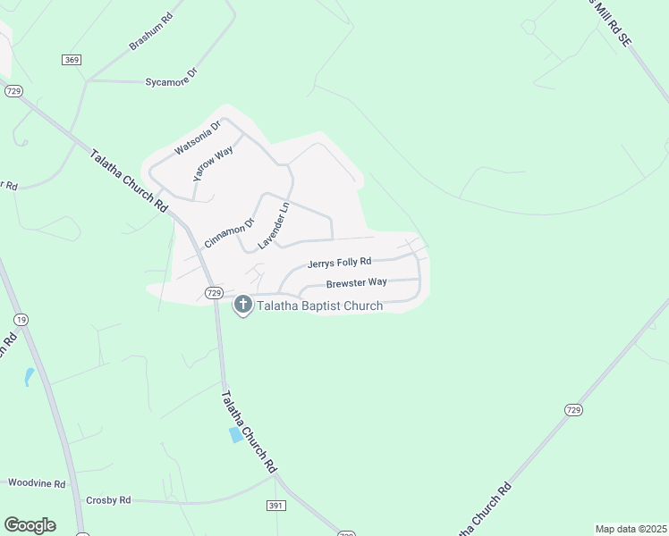 map of restaurants, bars, coffee shops, grocery stores, and more near 406 Jerrys Folly Road in Aiken