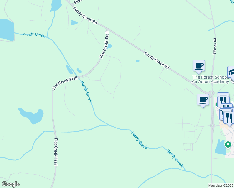 map of restaurants, bars, coffee shops, grocery stores, and more near 270 Annelise Park Drive in Fayetteville
