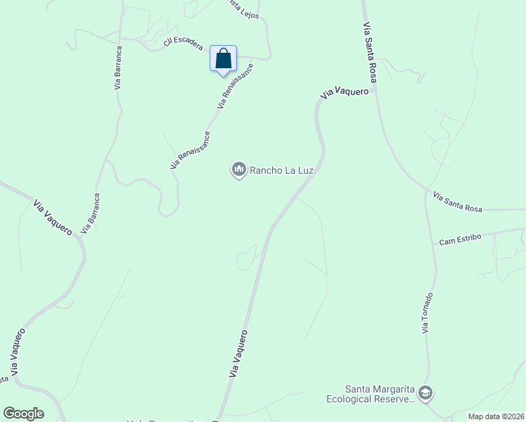 map of restaurants, bars, coffee shops, grocery stores, and more near 49375 Via Vaquero in Temecula