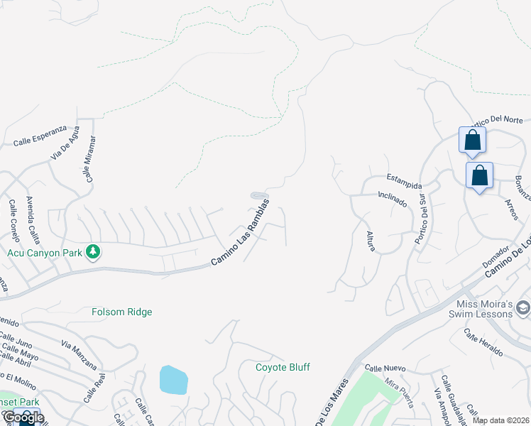 map of restaurants, bars, coffee shops, grocery stores, and more near 28231 Las Brisas Del Mar in San Juan Capistrano