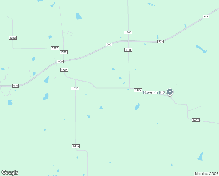 map of restaurants, bars, coffee shops, grocery stores, and more near County Road 1427 in Bogata