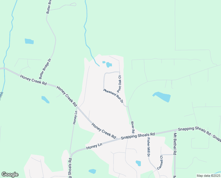 map of restaurants, bars, coffee shops, grocery stores, and more near 2024 Pheasant Run Drive in McDonough