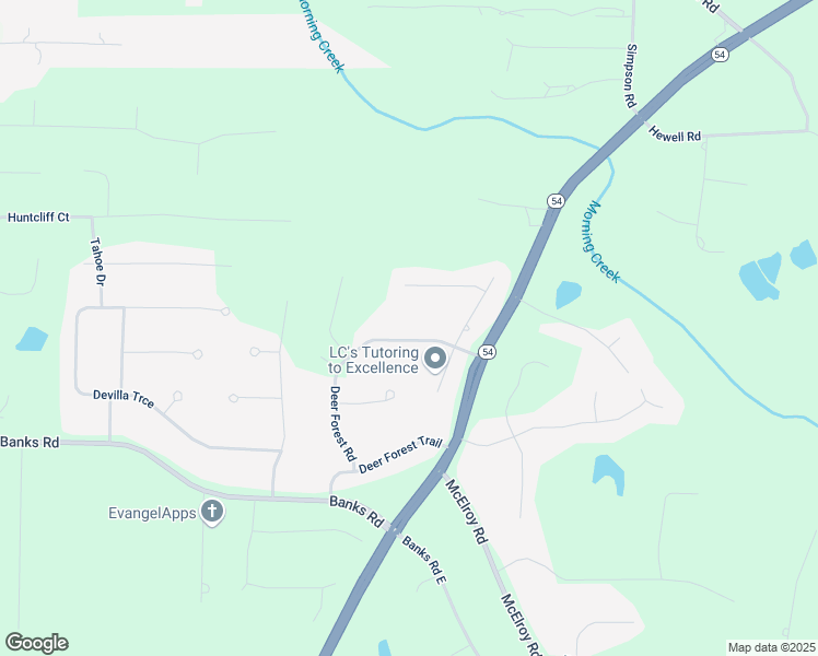 map of restaurants, bars, coffee shops, grocery stores, and more near 230 Deer Forest Road in Fayetteville