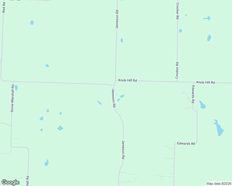 map of restaurants, bars, coffee shops, grocery stores, and more near 1072 Jameson Road in Van Alstyne