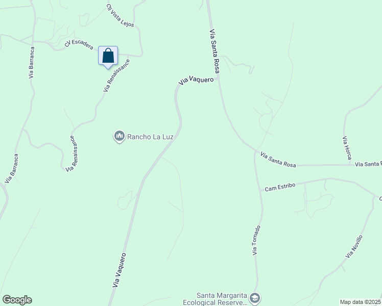 map of restaurants, bars, coffee shops, grocery stores, and more near 49650 Via Vaquero in Temecula