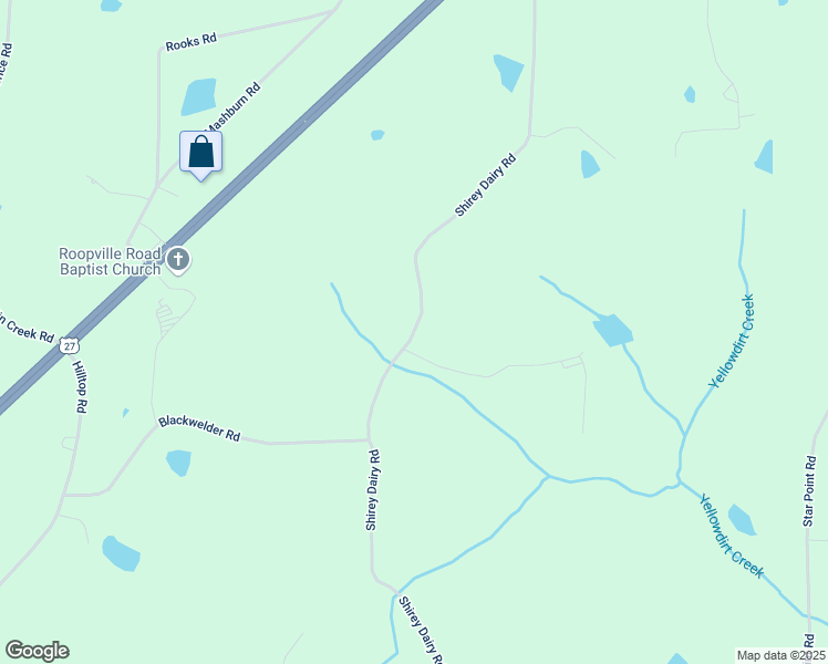 map of restaurants, bars, coffee shops, grocery stores, and more near Shirey Dairy Road in Carrollton