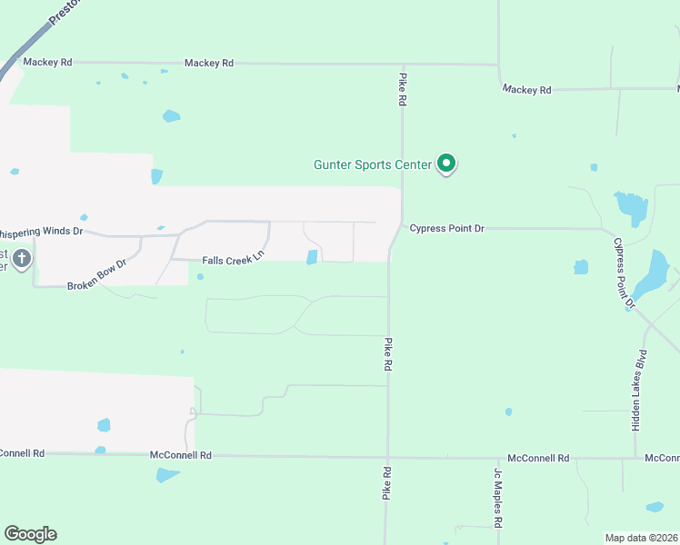 map of restaurants, bars, coffee shops, grocery stores, and more near 111 Beaver's Bend in Gunter