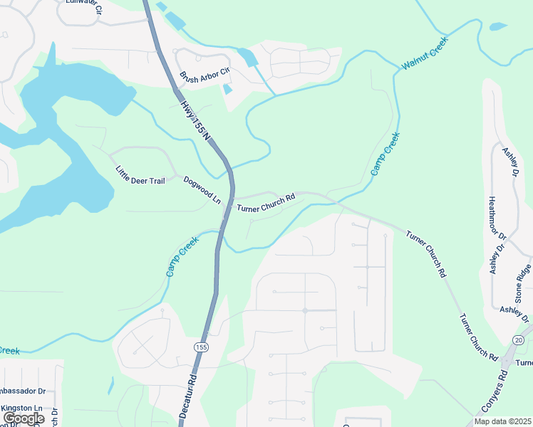 map of restaurants, bars, coffee shops, grocery stores, and more near 140 White Mountain Pass in McDonough