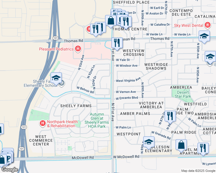 2207 North 91st Lane Phoenix Az Walk Score