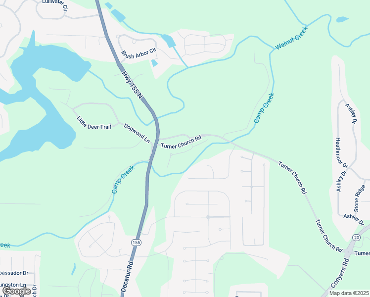 map of restaurants, bars, coffee shops, grocery stores, and more near 140 White Mountain Pass in McDonough