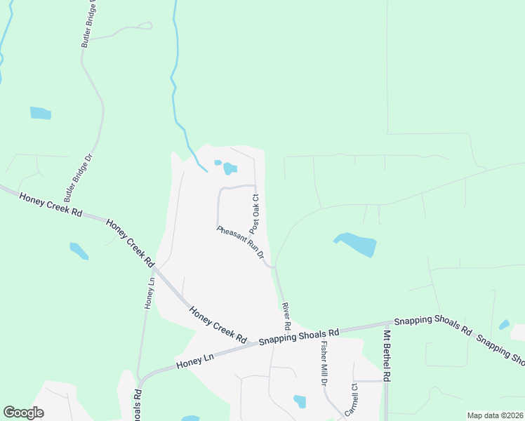 map of restaurants, bars, coffee shops, grocery stores, and more near 2112 Post Oak Court in McDonough