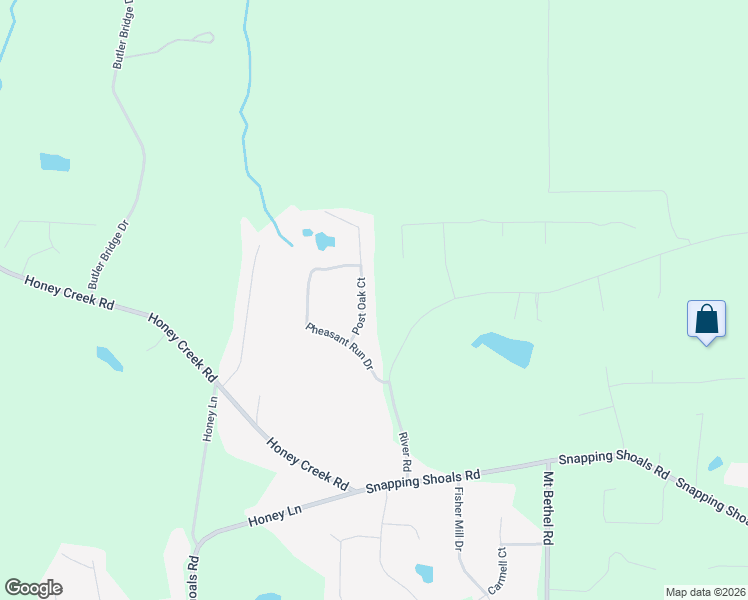 map of restaurants, bars, coffee shops, grocery stores, and more near 2112 Post Oak Court in McDonough