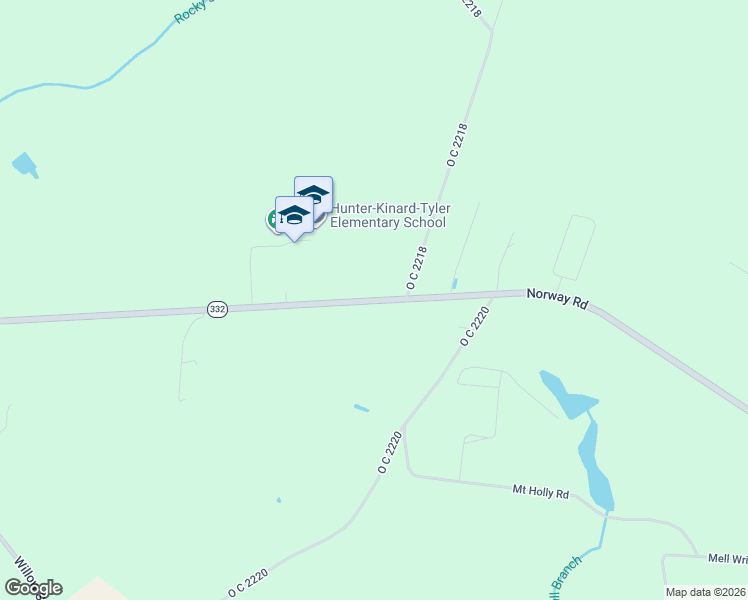 map of restaurants, bars, coffee shops, grocery stores, and more near 2516 Norway Rd in Neeses