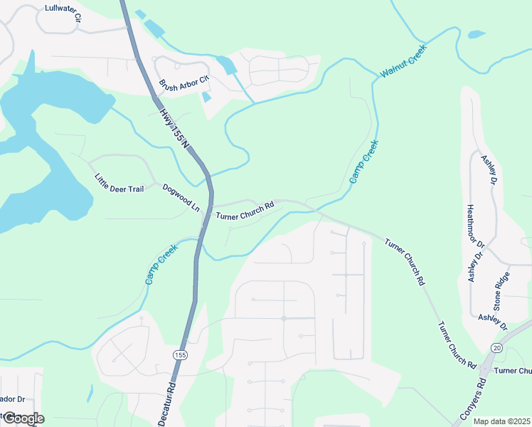 map of restaurants, bars, coffee shops, grocery stores, and more near 137 White Mountain Pass in McDonough