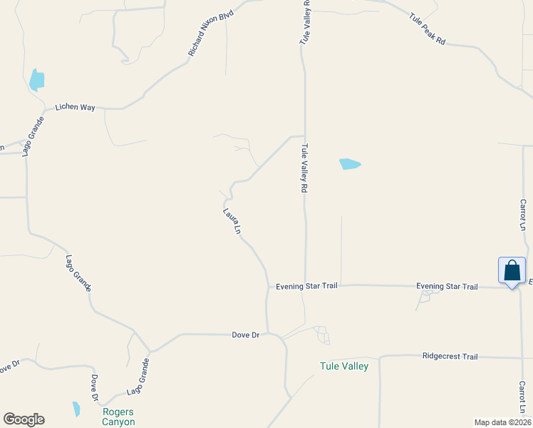 map of restaurants, bars, coffee shops, grocery stores, and more near 44675 Tule Valley Road in Aguanga