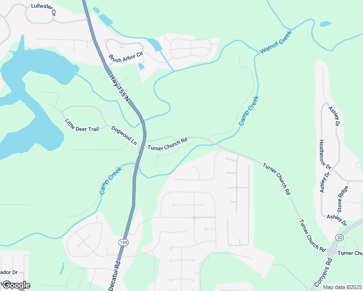 map of restaurants, bars, coffee shops, grocery stores, and more near 137 White Mountain Pass in McDonough