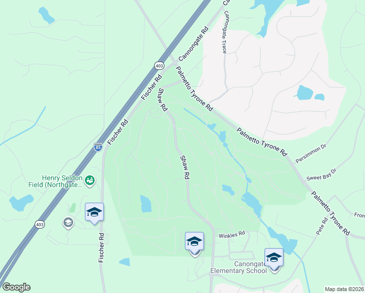 map of restaurants, bars, coffee shops, grocery stores, and more near 803 Shaw Road in Sharpsburg