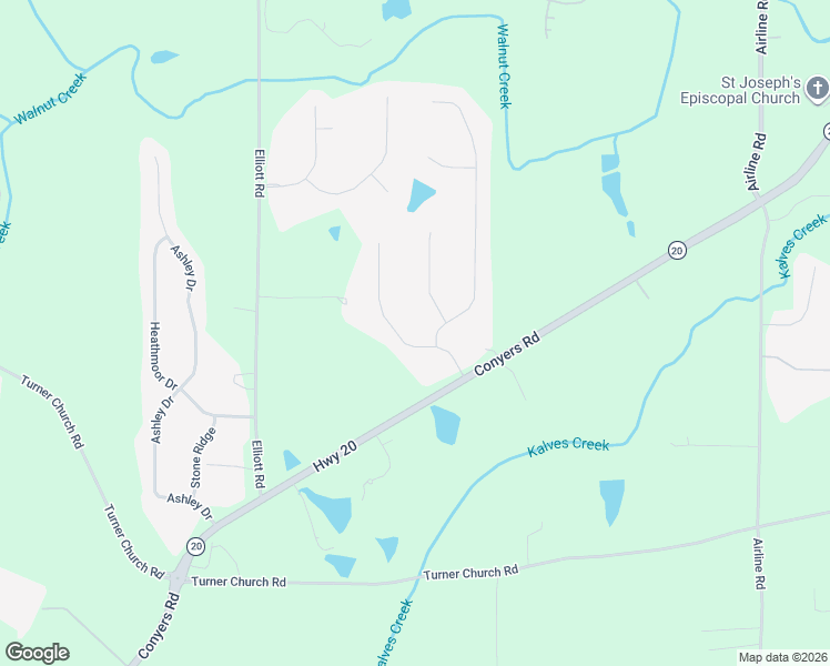 map of restaurants, bars, coffee shops, grocery stores, and more near 1108 Sutton Drive in McDonough