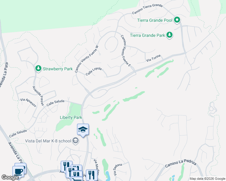 map of restaurants, bars, coffee shops, grocery stores, and more near 35 Calle Careyes in San Clemente
