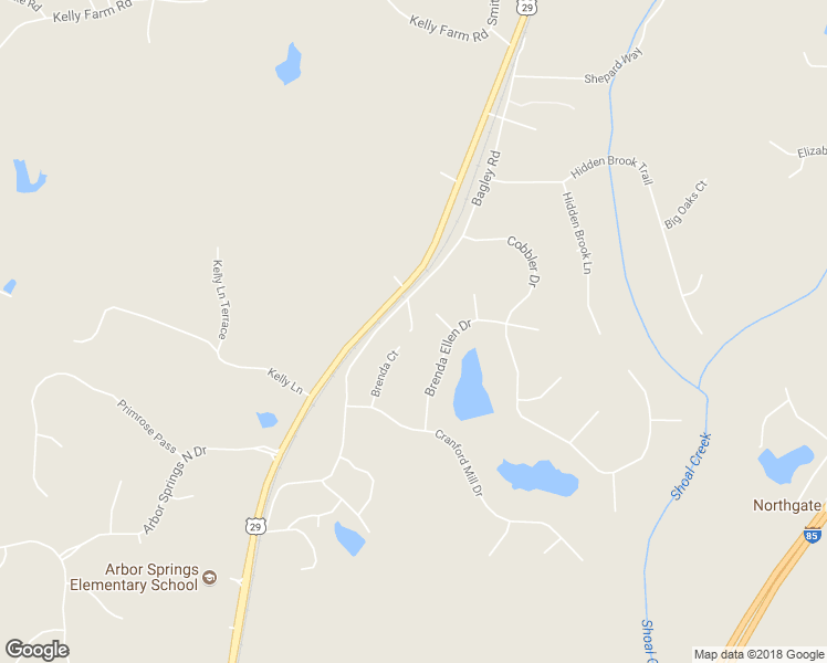 map of restaurants, bars, coffee shops, grocery stores, and more near 9 Cobbler Dr in Newnan