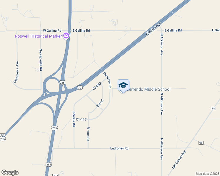 map of restaurants, bars, coffee shops, grocery stores, and more near 800 Marion Richards Road in Roswell