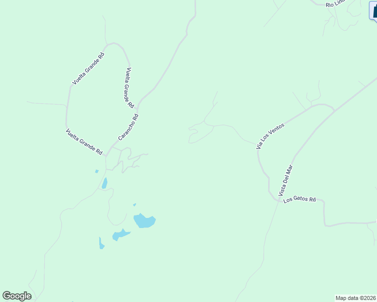 map of restaurants, bars, coffee shops, grocery stores, and more near Los Casitas Road in Riverside County