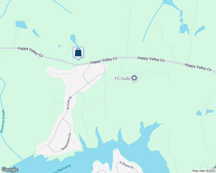 map of restaurants, bars, coffee shops, grocery stores, and more near 125 Happy Valley Court in Newnan