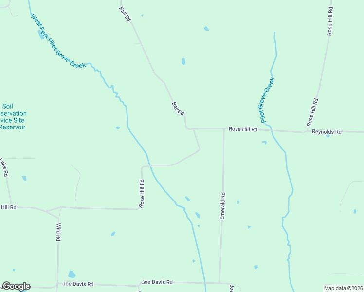 map of restaurants, bars, coffee shops, grocery stores, and more near 4939 Rose Hill Road in Whitewright