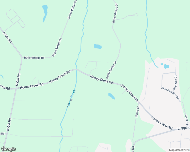 map of restaurants, bars, coffee shops, grocery stores, and more near 603 Honey Creek Road in McDonough
