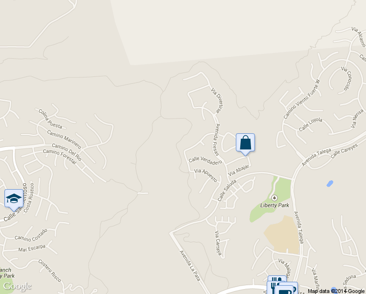 map of restaurants, bars, coffee shops, grocery stores, and more near 1 Calle Saltamontes in San Clemente