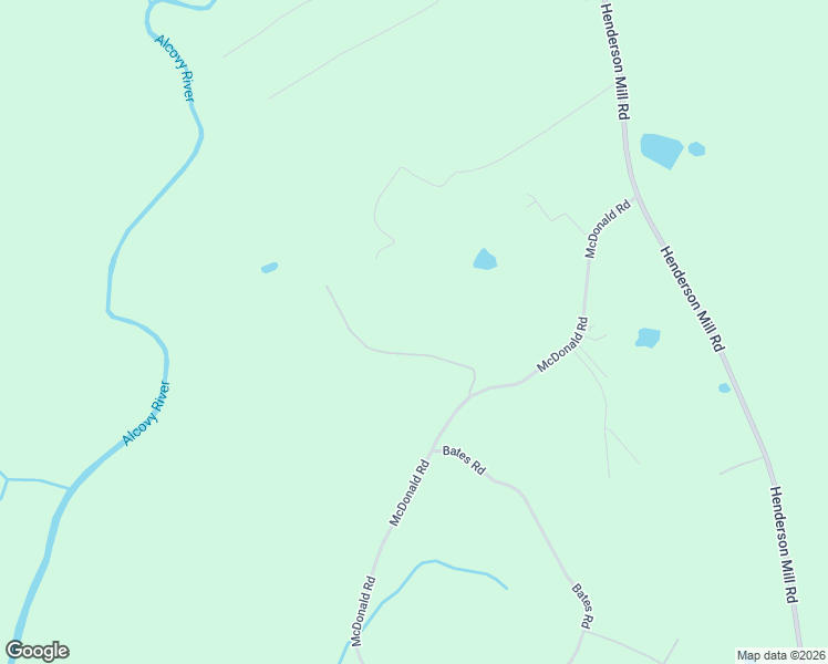 map of restaurants, bars, coffee shops, grocery stores, and more near 350 McDonald Road in Covington