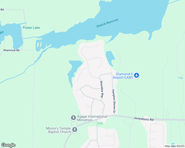 map of restaurants, bars, coffee shops, grocery stores, and more near 402 Pates Lake Court in Hampton