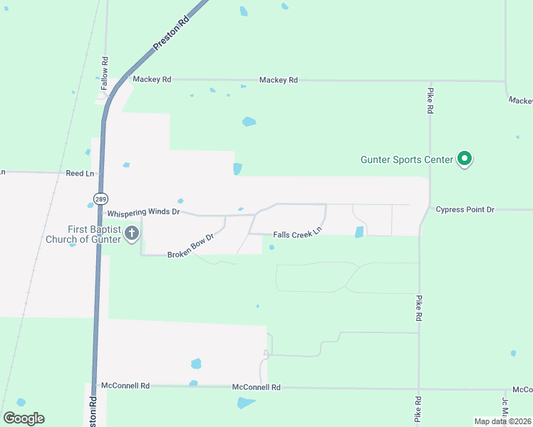 map of restaurants, bars, coffee shops, grocery stores, and more near 130 Whispering Winds Drive in Gunter