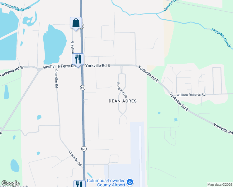 map of restaurants, bars, coffee shops, grocery stores, and more near 212 Maderia Drive in Columbus
