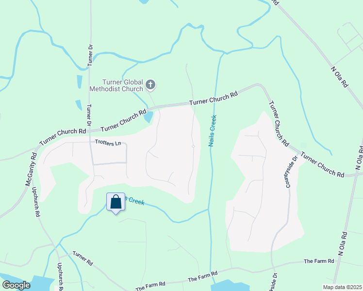 map of restaurants, bars, coffee shops, grocery stores, and more near 2998 Turner Church Road in McDonough