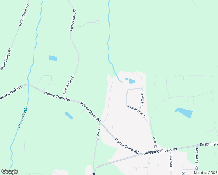 map of restaurants, bars, coffee shops, grocery stores, and more near 114 Honey Lane in McDonough
