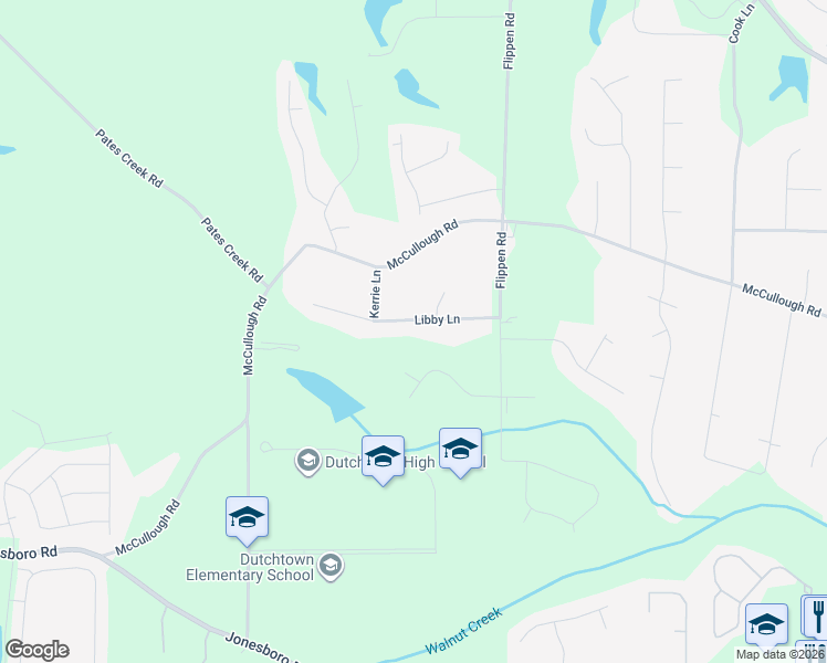 map of restaurants, bars, coffee shops, grocery stores, and more near 113 Libby Lane in Stockbridge