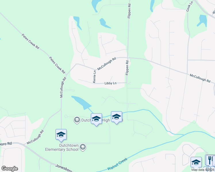 map of restaurants, bars, coffee shops, grocery stores, and more near 113 Libby Lane in Stockbridge