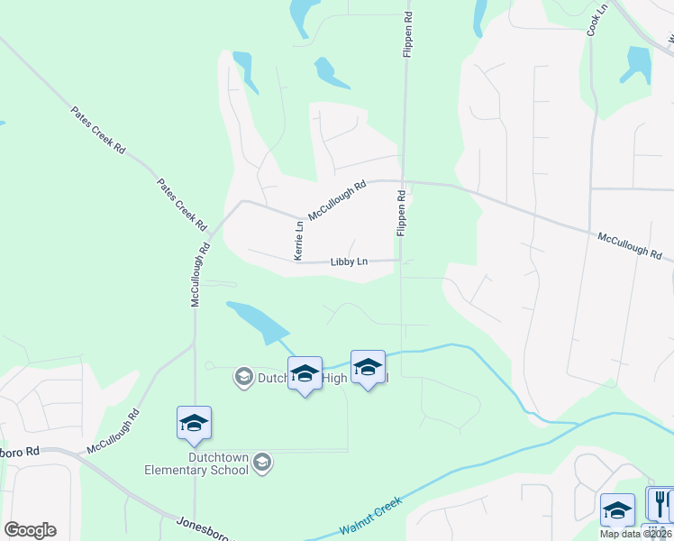 map of restaurants, bars, coffee shops, grocery stores, and more near 111 Libby Lane in Stockbridge