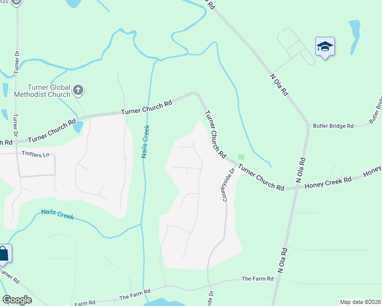 map of restaurants, bars, coffee shops, grocery stores, and more near 1401 Short Ct in McDonough