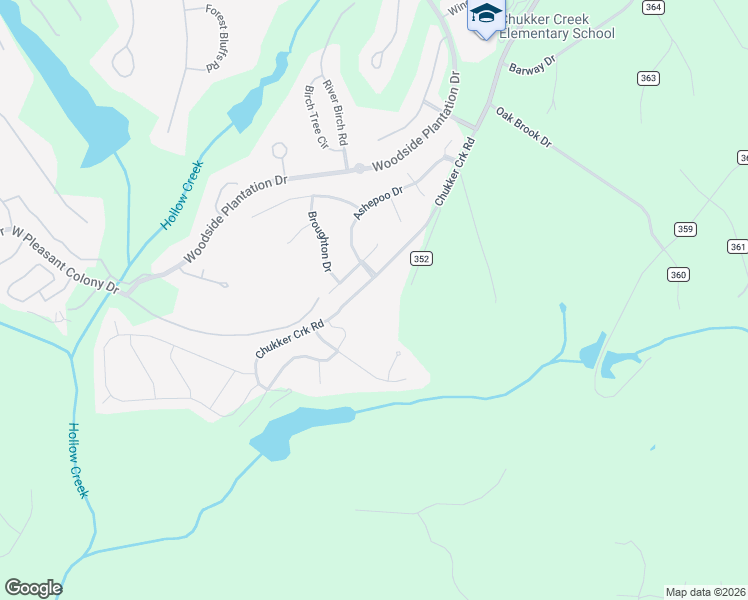 map of restaurants, bars, coffee shops, grocery stores, and more near 2263 Chukker Creek Road in Aiken