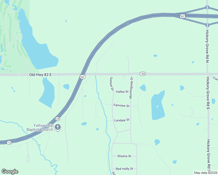 map of restaurants, bars, coffee shops, grocery stores, and more near 1268-1282 Sunset Drive in Starkville